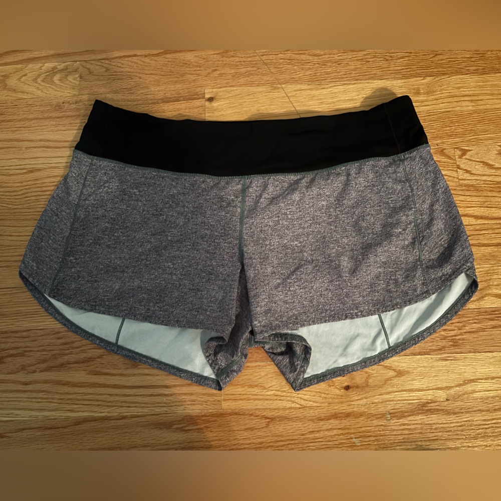High rise lululemon shorts